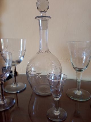 Cristalería Vintage.