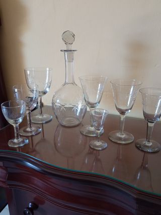 Cristalería Vintage.