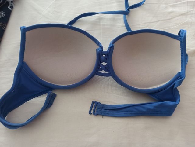 Bikini azul push up