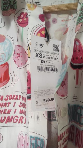 camisa Zara
