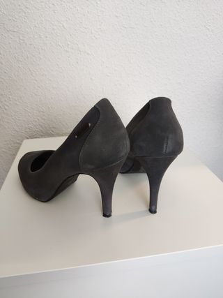 Zapatos tacón gris Pepe Jeans 39