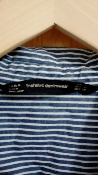 Camisa Zara nueva vaquera larga