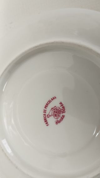 Juego café porcelana Santa Clara