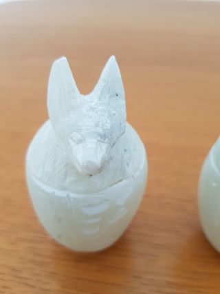 vasos canopos egipto alabastro