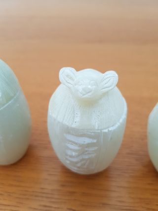 vasos canopos egipto alabastro