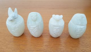 vasos canopos egipto alabastro