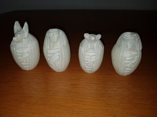 vasos canopos egipto alabastro