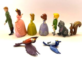 Lot de 9 figures de "Princesa Sofía" de Disney