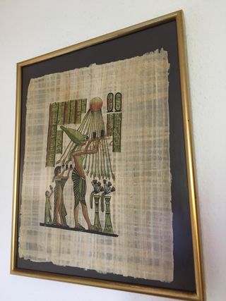 papiros Egipto enmarcados total 3