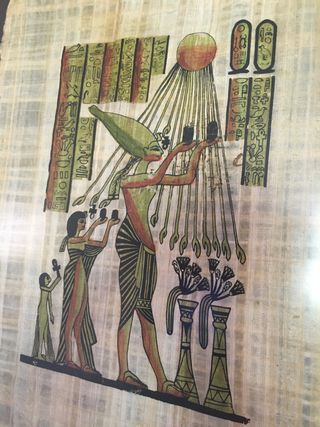 papiros Egipto enmarcados total 3