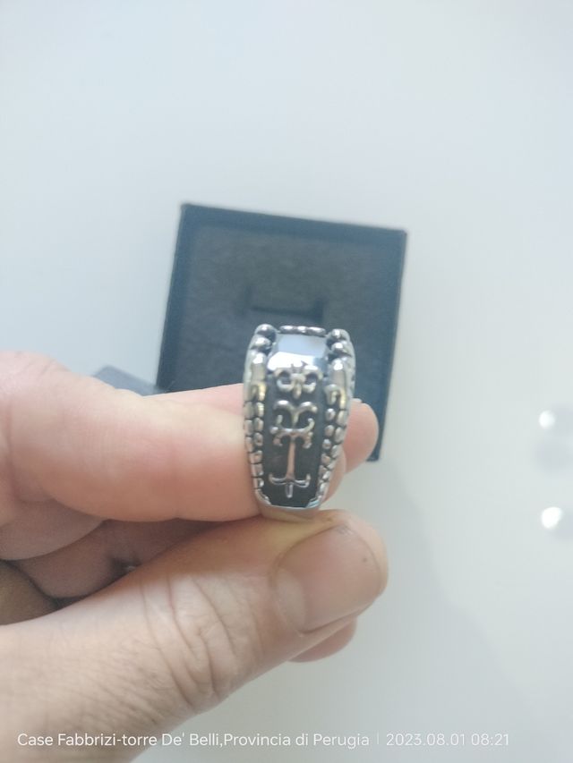 anello uomo gotic line