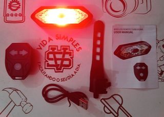 KIT LUZ TRASERA INTERMITENTES CON MANDO