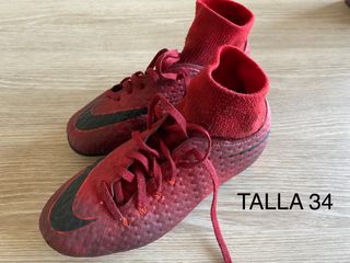 Lote botas de futbol Nike,tallas 32,33,34 y 36