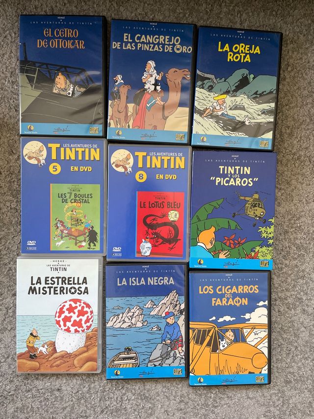 Dvd de Le avventure di Tintin