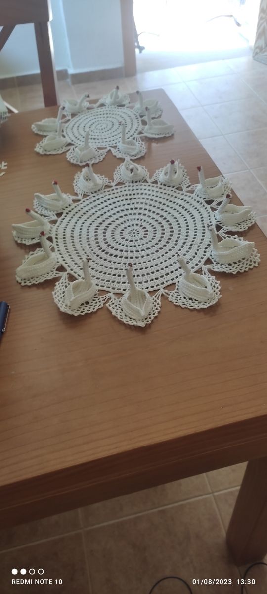 Conjunto tapetes ganchillo