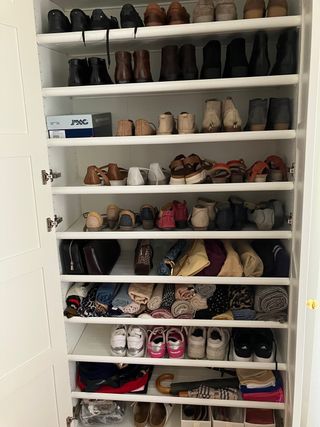 Armario zapatero blanco