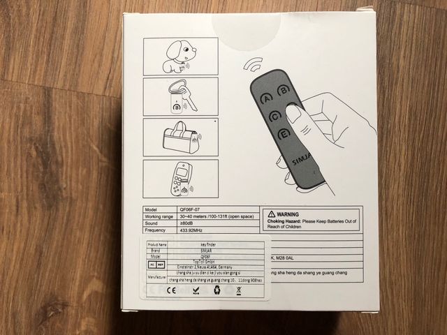 Key finder dispositivo pérdidas