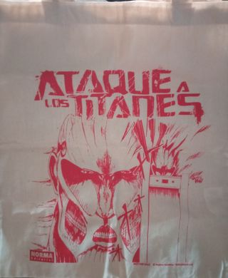 Attack on Titán bolsa de tela