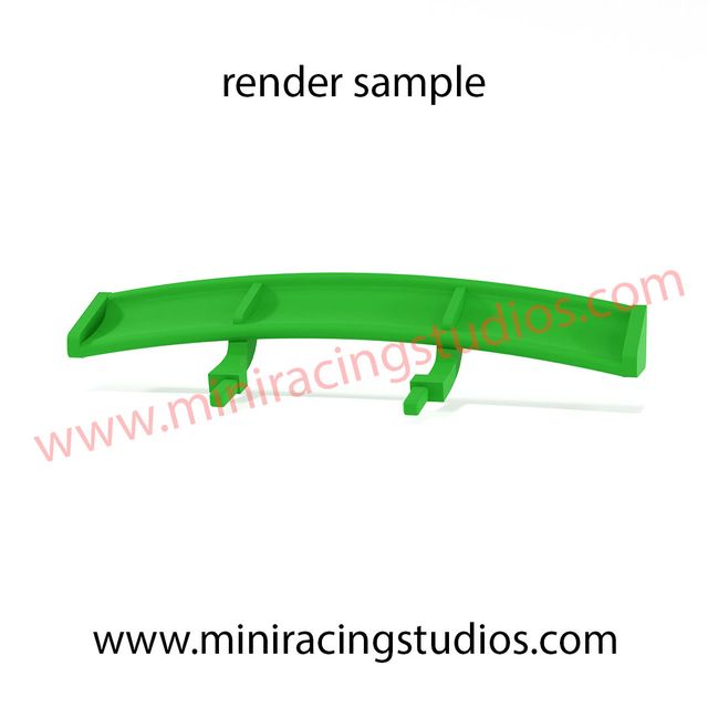 Alerón 3D Peugeot 207 AVANT SLOT