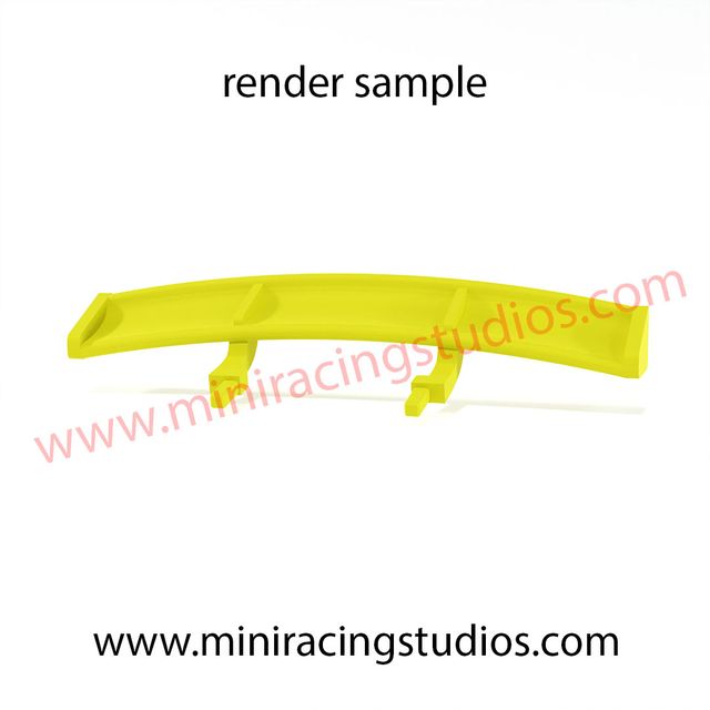 Alerón 3D Peugeot 207 AVANT SLOT