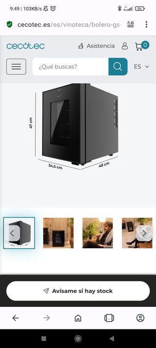 NUEVO PRECINTADO - VINOTECA CECOTEC