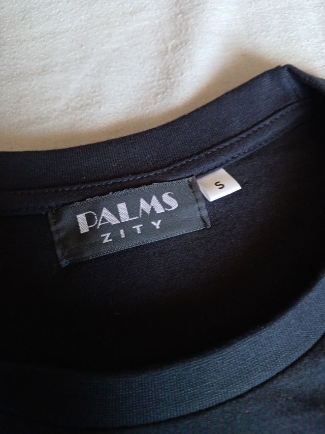 Camiseta ajustada Palms Zity talla S Negra
