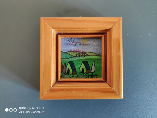 Quadretto dipinto a mano