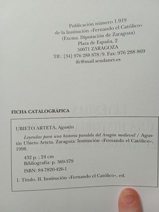 Leyendas para una historia del Aragón Medieval 