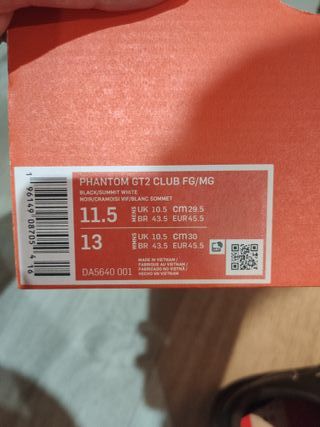 Botas de fútbol Nike phantom gt2 