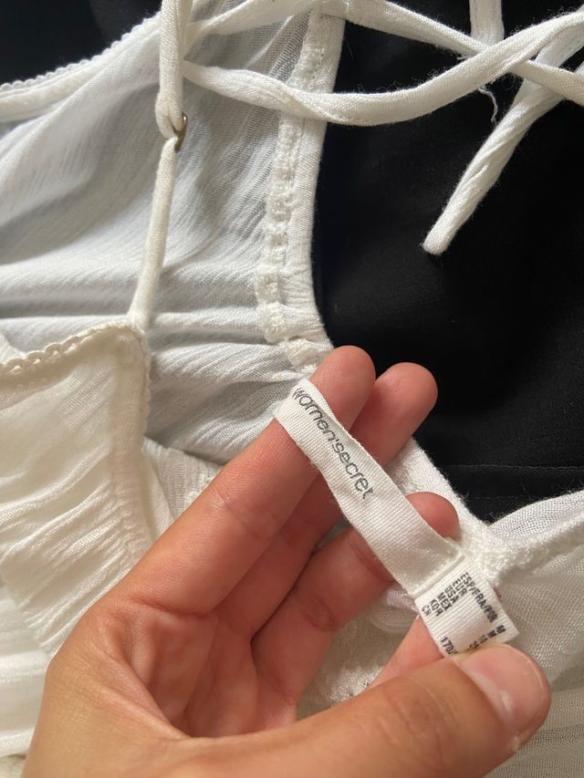 Vestido blanco playero