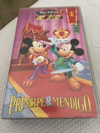 VHS DISNEY el principe y el mendigo