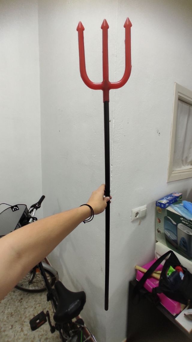 Tridente de diablo disfraz