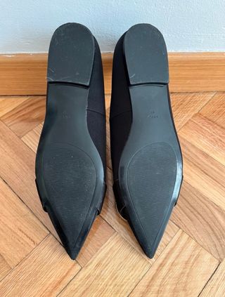 Manoletinas negras de Mango