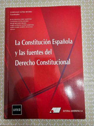CONSTITUCION Y FUENTES DERECHO CONSTITUC