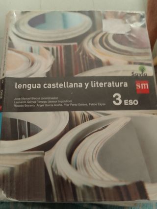 Libro Lengua y Literatura 3°ESO