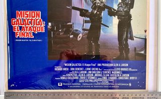 Póster de cine Misión Galáctica The Cyclon Attack.