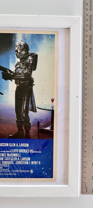 Póster de cine Misión Galáctica The Cyclon Attack.