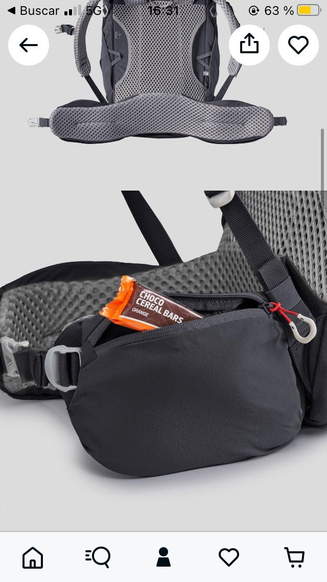 Mochila 40 litros decathlon