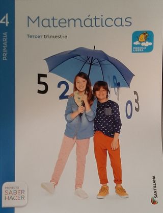 Libros matemáticas y lengua 4° de primaria anaya