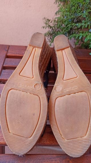 sandalias cuñas 38
