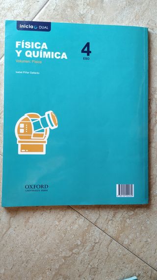 Libro Física y Química 4° ESO.