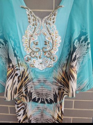 Vestido de fiesta con pedreria talla S