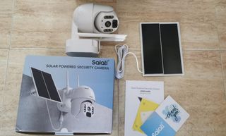 *Cámara de vigilancia WiFi con panel solar*