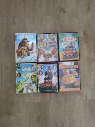 PACK 25 PELÍCULAS DVD INFANTILES