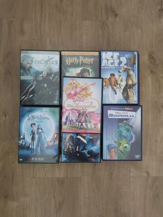 PACK 25 PELÍCULAS DVD INFANTILES