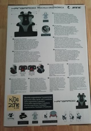 Mochila portabebe Jane Kangardo