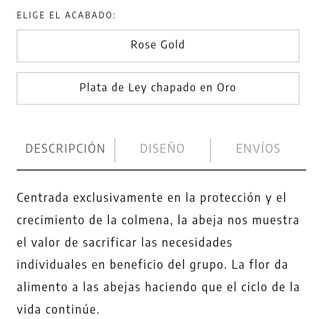 Anillo ajustable Abeja