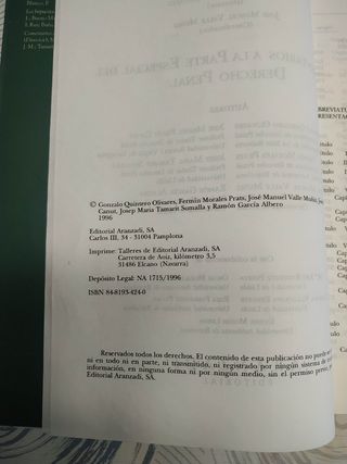 Comentarios Derecho Penal Aranzadi