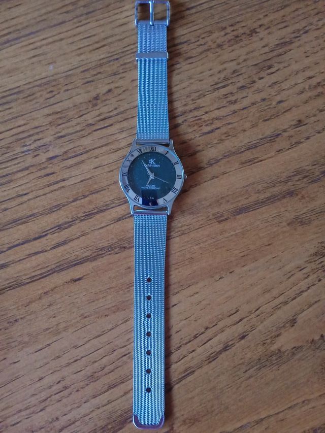 Reloj Calvin Klein esfera negra