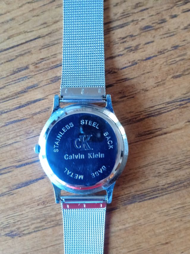 Reloj Calvin Klein esfera negra